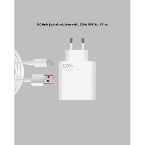 120 Watt Hızlı Şarj Adaptörü Samsung S20 S21 S22 S23 Uyumlu
