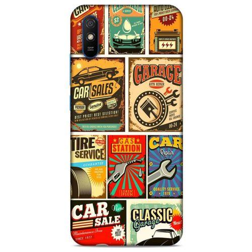 Retro (19) Desen Kılıfları Renkli Xiaomi Redmi 9A Kılıf