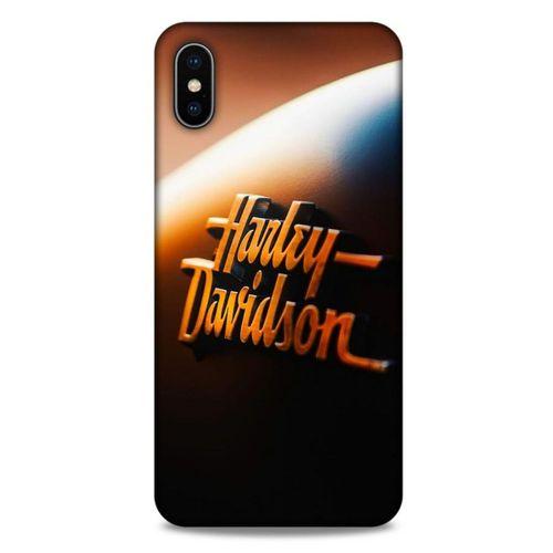 Apple iPhone XS Max Uyumlu Kılıf Motorsiklet (47) Crystal Flex Kılıf Harley