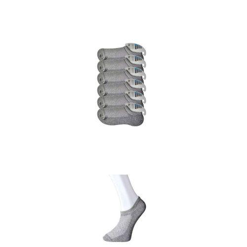 Gri Erkek Görünmez Çorap 6 çift