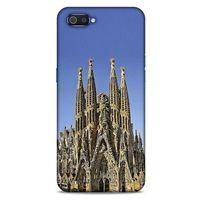 Oppo Realme C2 Kılıf Dünya Mimarisi (36) Glitter Kılıf La Sagrada Familia