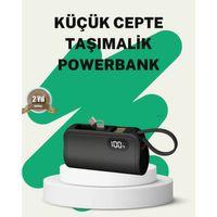 2000mah Mini Powerbank Dahili Konektörlü Pd 20w