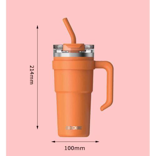 Dodge Trekking Çelik Termos Mug 750Ml Turuncu
