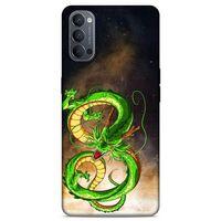 Lopard Oppo Reno 4 Uyumlu Kılıf GameX (40) Fit Silikon Kılıf Ejderha