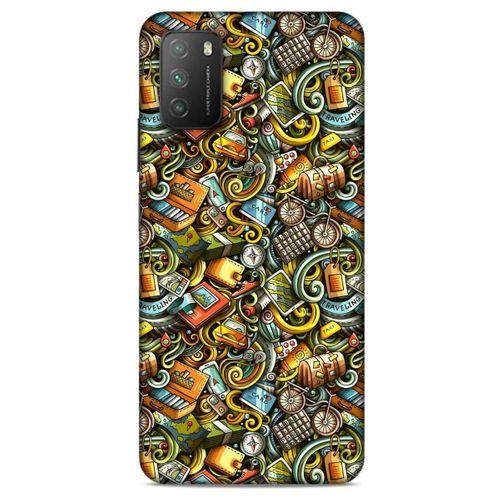 Lopard Xiaomi Poco M3 Uyumlu Kılıf Graffitix (50) Shockproof Kılıf