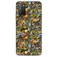 Lopard Xiaomi Poco M3 Uyumlu Kılıf Graffitix (50) Shockproof Kılıf