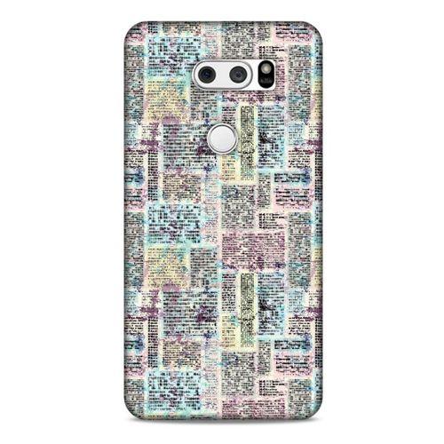 LG K50S Kılıf Pastel Renkler (7) Telefon Kılıfı Pembe Mavi