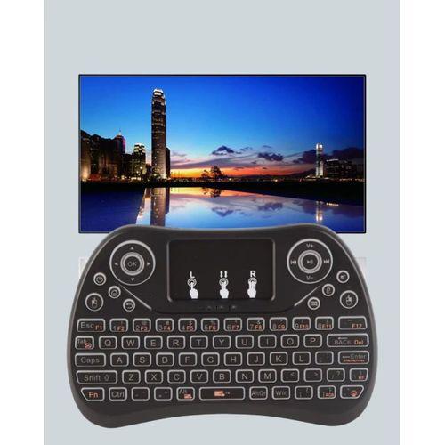 Işıklı Kablosuz Mini Klavye – 2.4 Ghz, Dokunmatik Mouse Özellikli