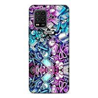 Xiaomi Mi 10 Lite Kılıf Bankaci Doodle Arka Kapak Silikon Koruma Full Koruyucu