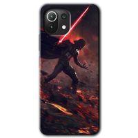 Xiaomi Mi 11 Lite Kılıf Baskılı Arka Kapak - Darh Vader Wars +Tam Ekran Koruyucu