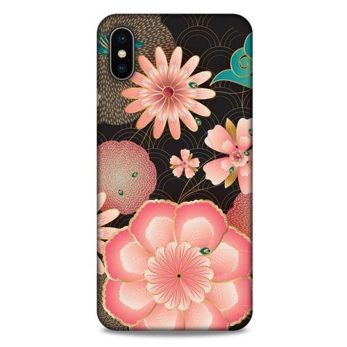 Apple iPhone XS Max Kılıf Japonya (21) Koruyucu Kapak Japon Çiçekleri Vilmorin