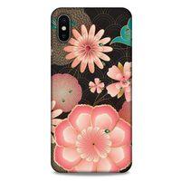 Apple iPhone XS Max Kılıf Japonya (21) Koruyucu Kapak Japon Çiçekleri Vilmorin