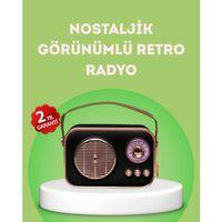 Nostaljik Retro Radyo – Bluetooth, Usb Ve Fm Özellikli Şık Tasarım