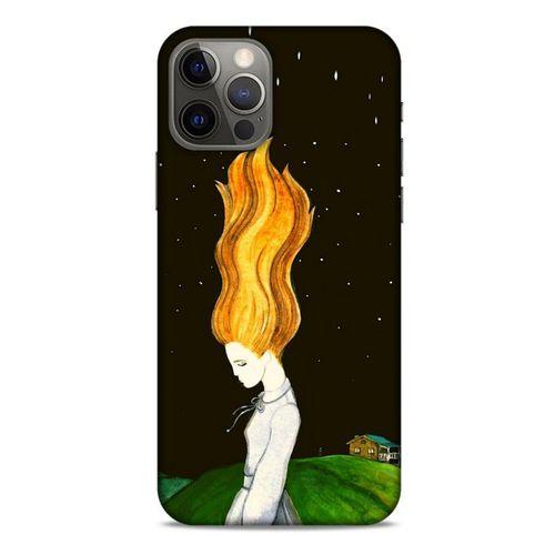 Apple iPhone 12 Pro Kılıf Depresyon (1) Kılıfı Kahverengi Bordo