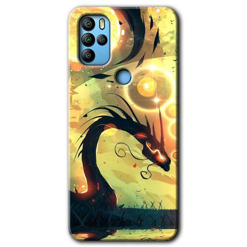 Omix X300 HD Baskılı Kılıf + 9D Tam Ekran Koruyucu - Digital Dragon