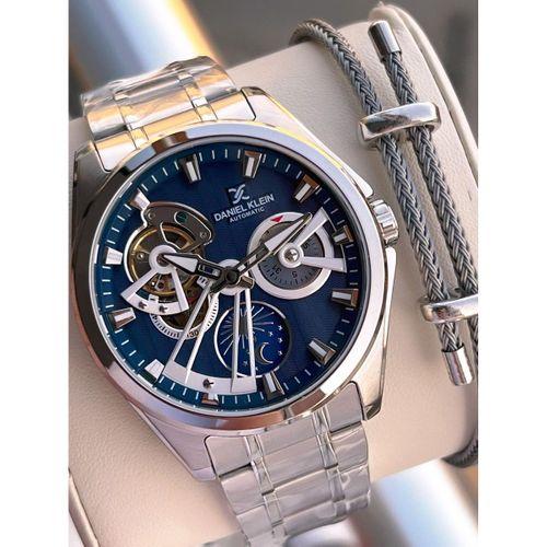 Daniel Klein Otomatik Mekanizma Mehtap Ve Güneş Kadranlı 2 Yıl Garantili Erkek Kol Saati OTM.14048.3