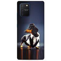 Samsung Galaxy S10 Lite Kılıf Köpek Kıyafetleri (1) Kılıfı Dakhund Gömlek