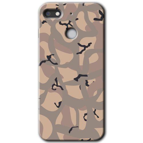 General Mobile GM 8 Go Kılıf HD Desen Baskılı Arka Kapak - Kamuflaj 6