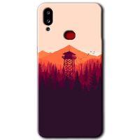 Samsung Galaxy A10s HD Baskılı Kılıf + 9D Tam Ekran Koruyucu - Gözlem Kulesi