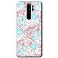 MRCİLETİSİM Xiaomi Redmi Note 8 Pro Kılıf Kapak - Çin Mandala 1 +Hayalet Ekran Yandan Gözükmez