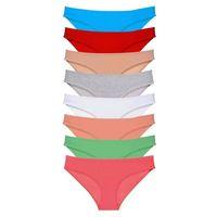 8 Adet Süper Eko Set Likralı Kadın Slip Külot Set 8