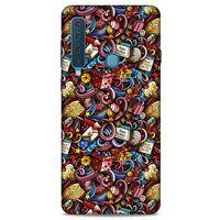 Graffitix (47) Desenli Silikon Kapak Samsung Galaxy A9 2018 Kılıf