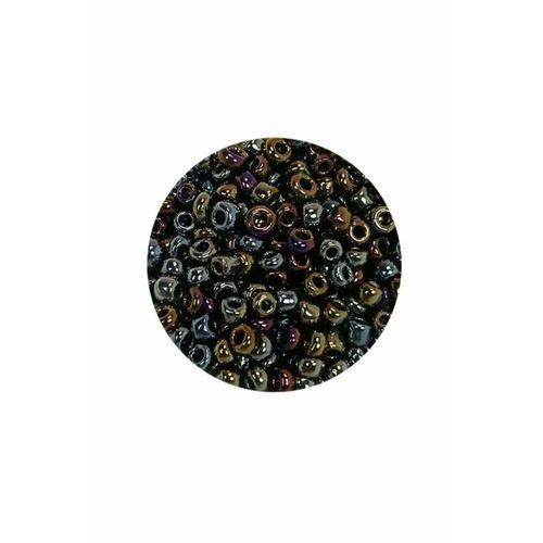 Dökme Cam Kum Boncuk (8/0) 3 mm - 60 Gram - Alacalı Renk - BNC192