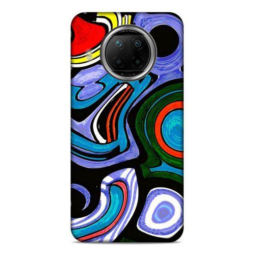 Lopard Xiaomi Redmi Note 9 Pro 5G Uyumlu Kılıf Soyut Sanat (25) Baskılı Antişok Kapak