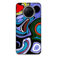 Lopard Xiaomi Redmi Note 9 Pro 5G Uyumlu Kılıf Soyut Sanat (25) Baskılı Antişok Kapak
