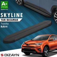 S-Dizayn Toyota Rav 4 3 Skyline Siyah Yan Basamak 163 Cm 2006-2013 A+ Kalite