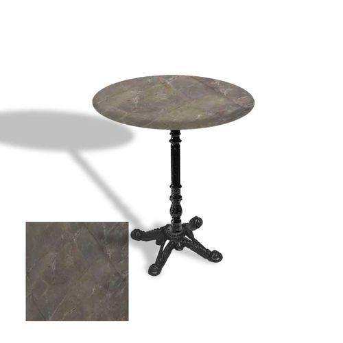 Dockers Çipa 1004 Döküm Ayak Yuvarlak Masa Çap 70cm - (Werzalit, Wermodin ve Allzalit Tabla) - Halong