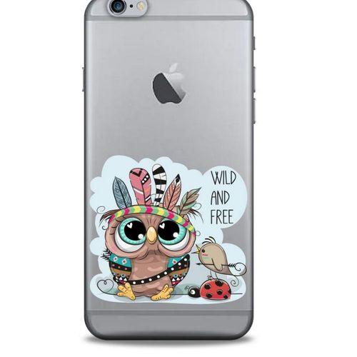 Zoologix (55) Apple Iphone 6 Plus Şeffaf Kılıf Silikon Desenli