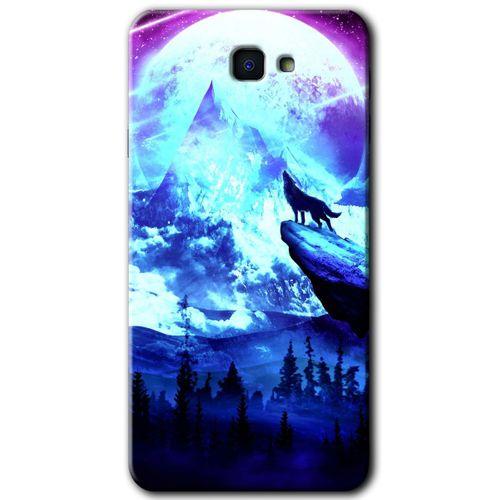 Galaxy J7 Prime 2 Kılıf HD Desen Baskılı Arka Kapak - Mega Kurt