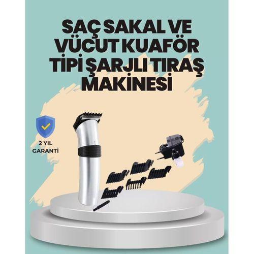 Profesyonel Erkek Tıraş Makinesi – Kablosuz, Paslanmaz Bıçaklı Ve Tam Aksesuar