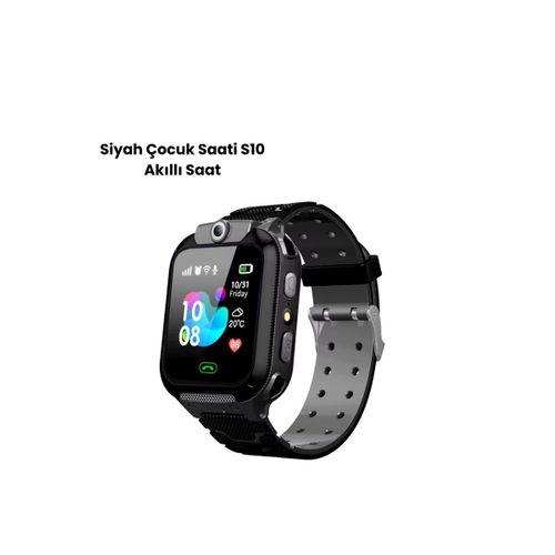 S10 Akıllı Çocuk Saati Siyah