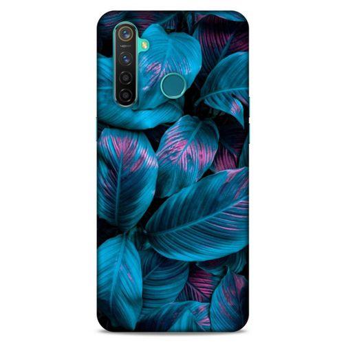 Realme 5 Pro Uyumlu Kılıf Mavi Delisi (48) Bumper Kılıf Yaprak