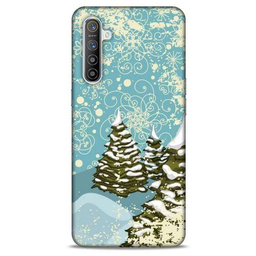 Oppo Realme XT Kılıf Snowix (29) Arka Koruma Kılıfı Yeşil Krem
