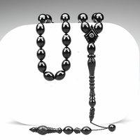 Oltu Taşı Özel Seri  İmame  Baklava Oyma   İşçilikli Tespih