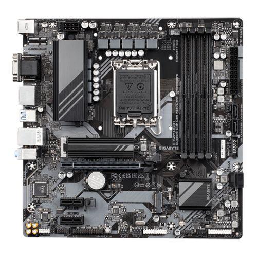 GIGABYTE B760M DS3H, rev.1.0, 4xDDR5, 2xM.2, 2xDP, HDMI, VGA, 12-13-14.Nesil, LGA1700 Soket, Anakart