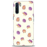 Oppo A91 / Reno 3 Kılıf HD Baskılı Kılıf - Minik Kirpiler + Tam Ekran Koruyucu