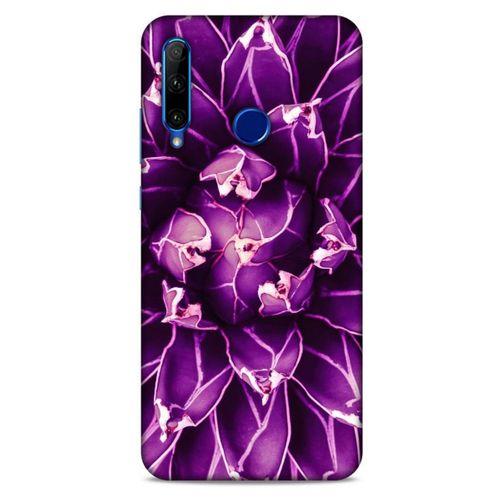Lopard Huawei Y6P Uyumlu Kılıf Bahar (12) Koruyucu Silikon Mor