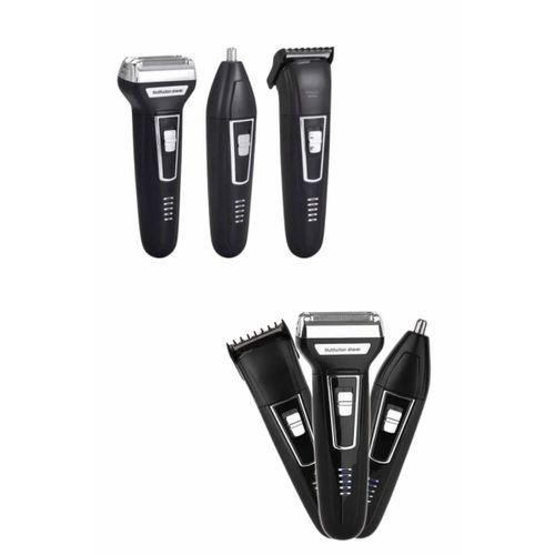 Tıraş Makinesi 3 Başlıklı T Başlıklı Hassas Ciltlere Özel Saç Sakal Vücut Kulak Ve Burun