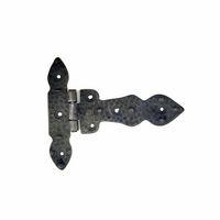 Antika Tarz Dekoratif Pirinç Kuyruklu Düğmeli Menteşe No1 - 117x142 Mm, Oksit