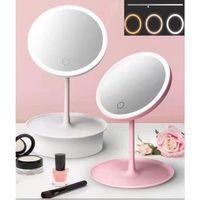 Led Işıklı Dokunmatik Makyaj Aynası 3 Kademeli Işık Ayarlı