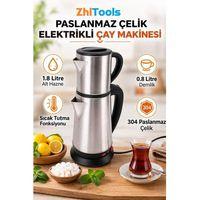 Zhltools Paslanmaz Çelik Elektrikli Çay Makinesi