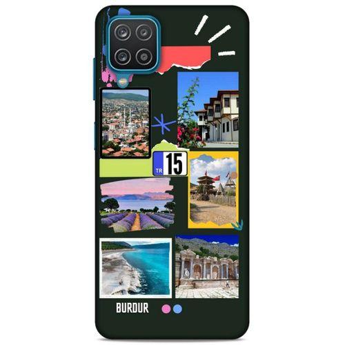 Lopard Samsung Galaxy A12 Uyumlu Kılıf Şehirli ※ (15) Burdur Antişok Kılıf