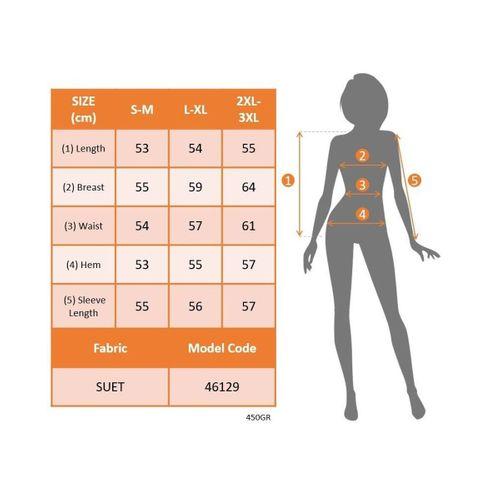 Kadın Uzun Kollu önden Düğmeli Kısa Süet Ceket