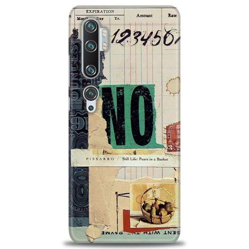 Xiaomi Mi Note 10 Pro Kılıf HD Baskılı Kılıf - Risk + Tam Ekran Koruyucu