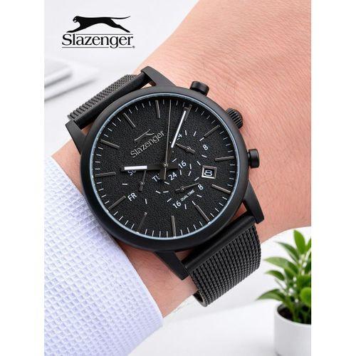 Slazenger İtalyan Tasarım Bileklik Hediyeli 2 Yıl Garantili 10 Atm Çelik Erkek Kol Saat ESH2460.05