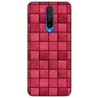 Xiaomi Redmi K30 Kılıf Patchwork (29) Arka Koruma Kılıfı Pembe